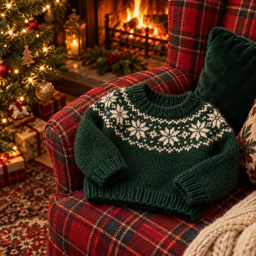 Baby knit made with The Baby Knits Made Right System™ — example 4