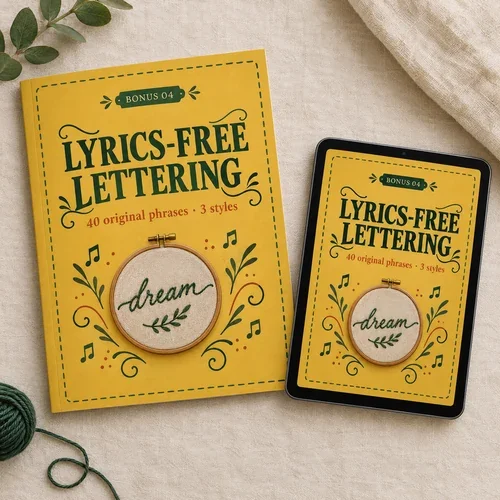 Lyrics-Free Lettering bonus