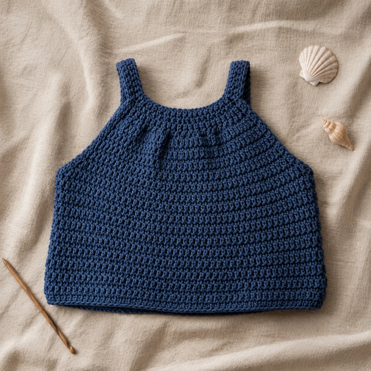 Handmade knit top