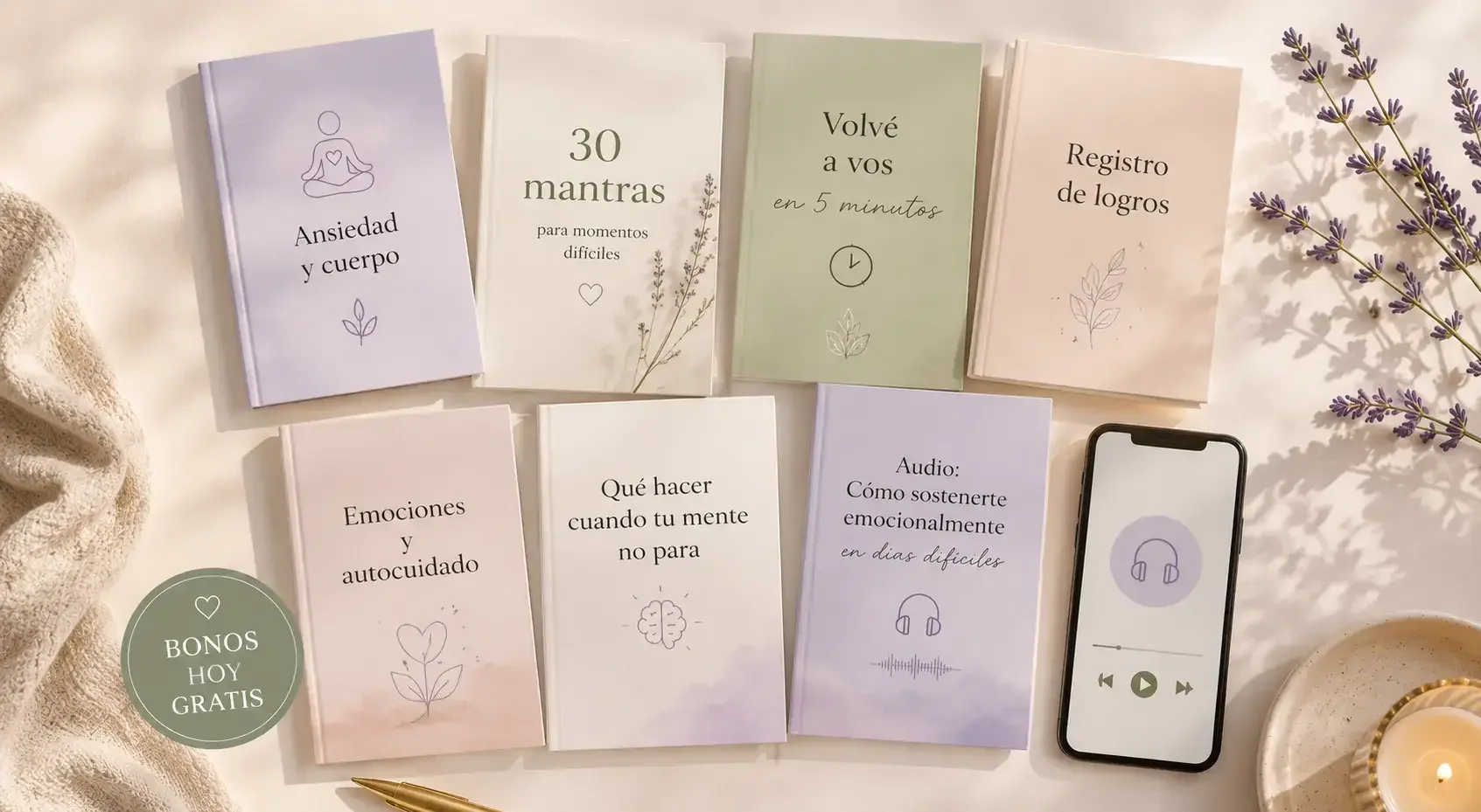 Resumen visual de bonos incluidos