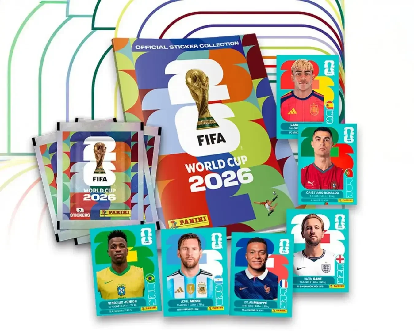 Kit figuritas Copa 2026