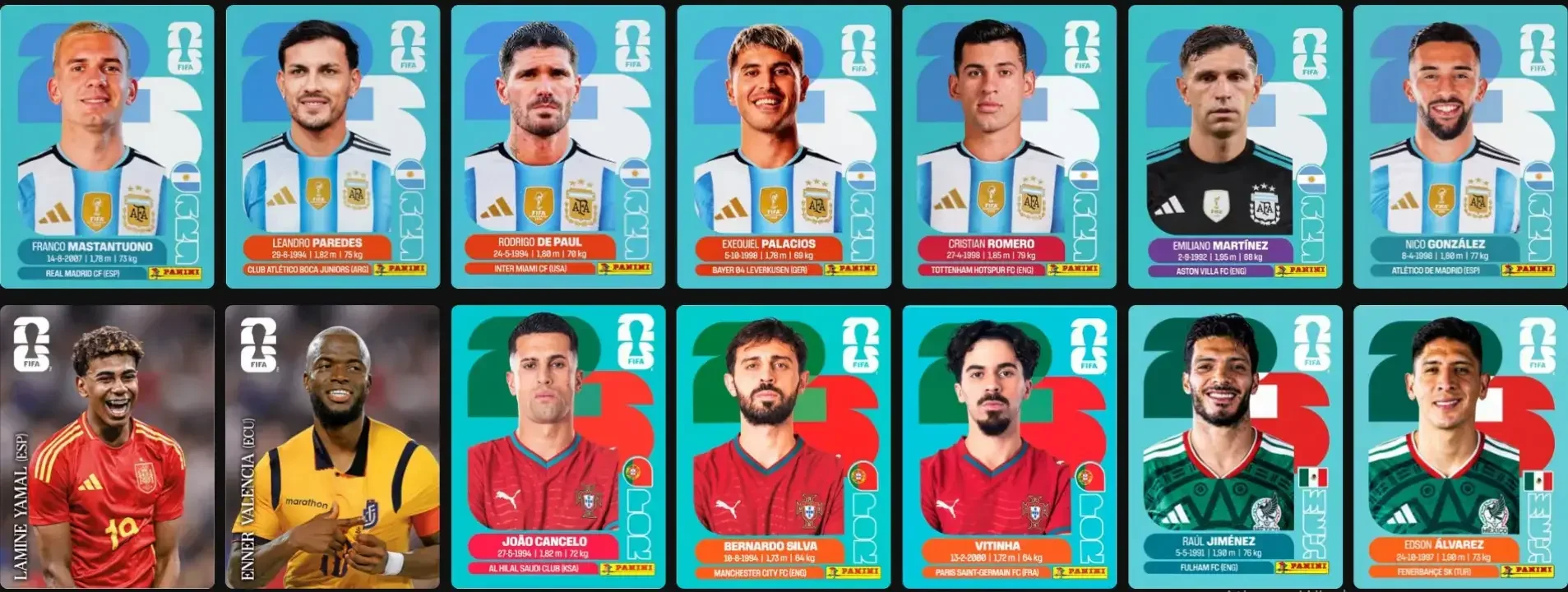 Todas las selecciones Copa 2026