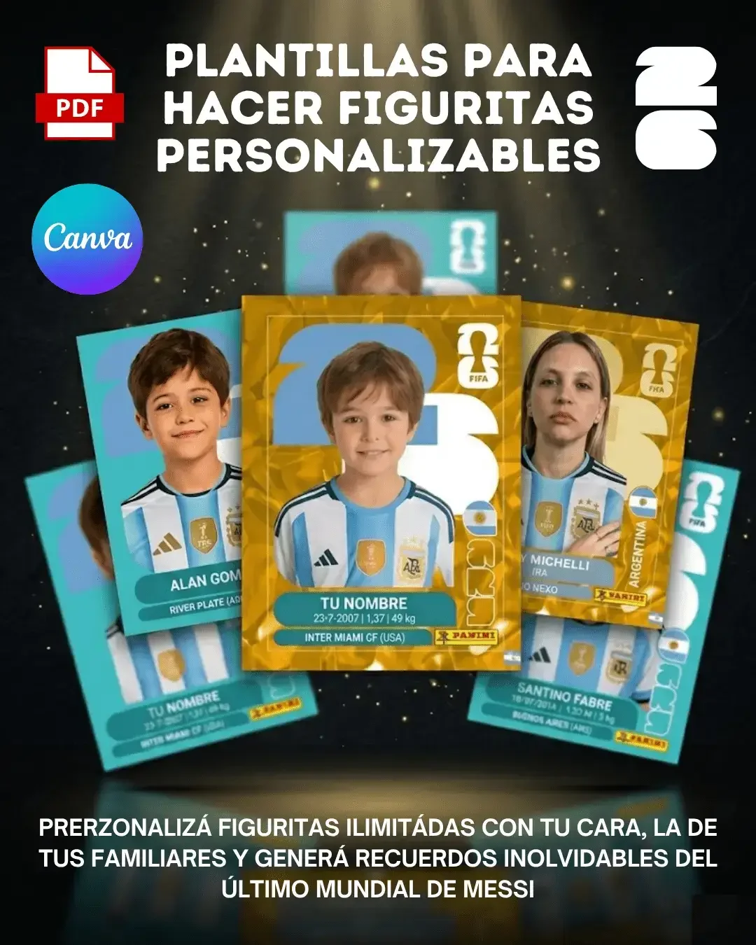 Plantillas para hacer figuritas personalizables