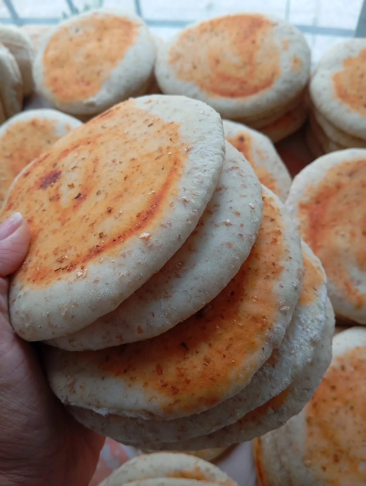 Pizzetas de almendras