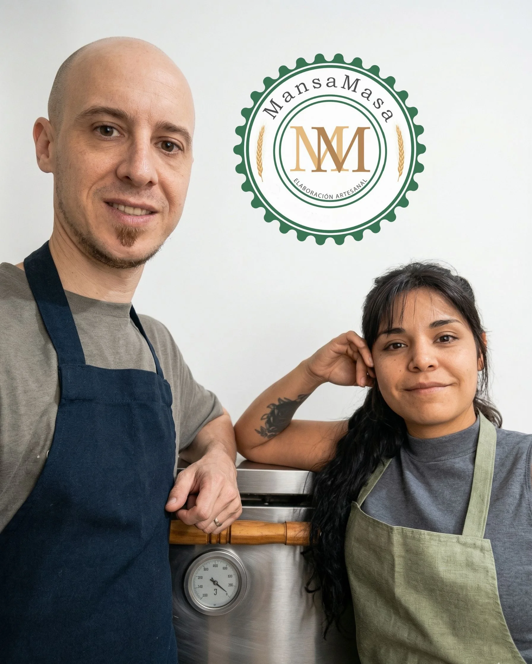 Jenny y Migue, fundadores de Mansa Masa
