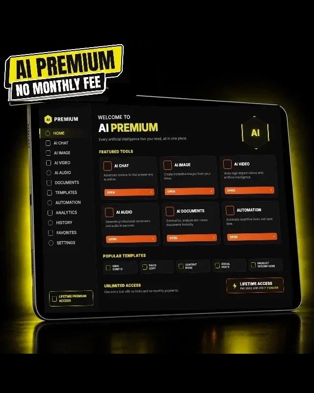 Premium AI Access — No Monthly Fee