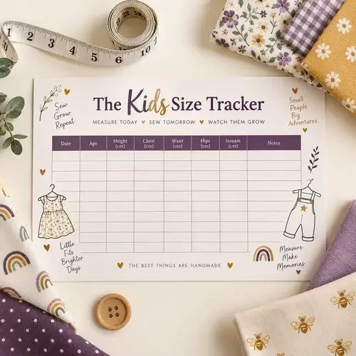 The Kids Size Tracker