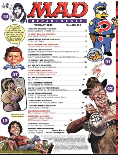 MAD Magazine cover