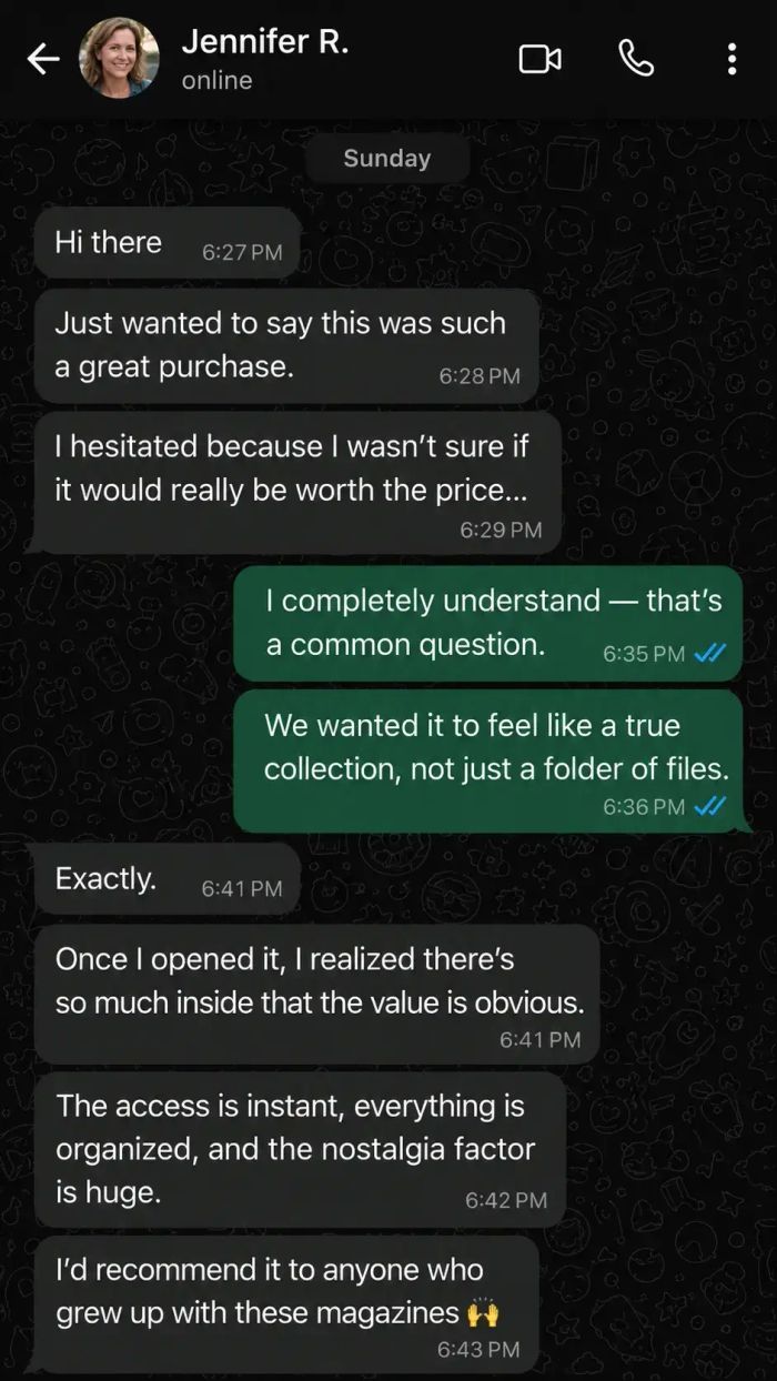 Customer review 1